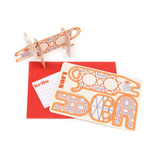 Load image into Gallery viewer, Animal Postcards -- color me, make me, keep me