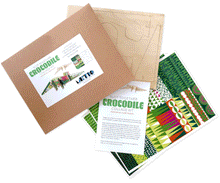 Load image into Gallery viewer, Animal Collage Kit -- Crocodile
