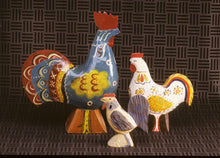 Load image into Gallery viewer, Swedish folk art roosters, Museum of International Folk Art
