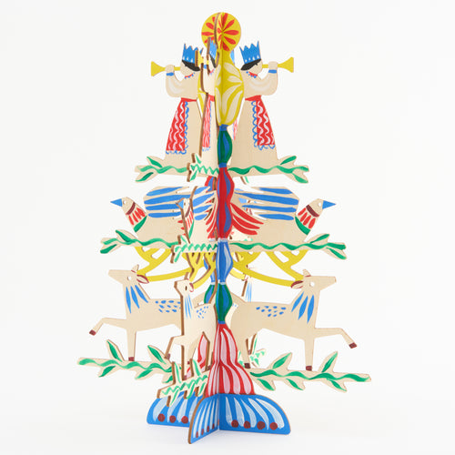 DIY Folk Art Holiday Tree of Life